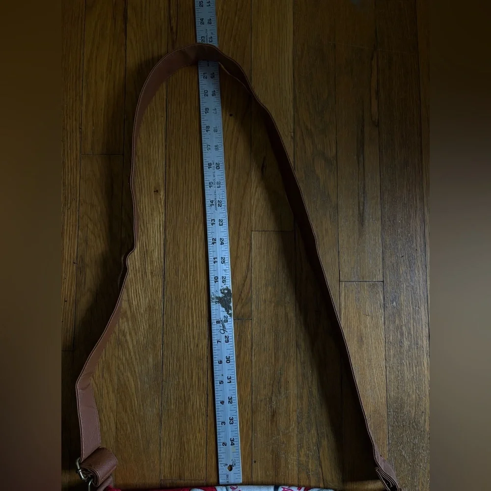DESIGUAL canvas and leather messenger bag!